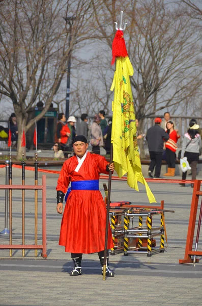 Seoul Corea Abril Saurabi Coreano Durante Exposición Tradicional Abril 2013 — Foto de Stock