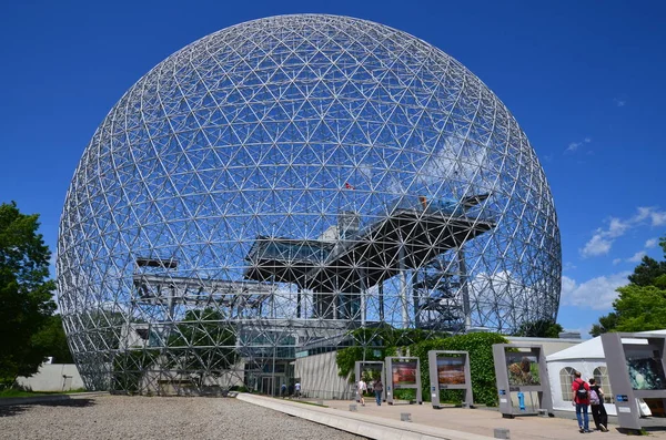 Montreal Canada June Biosfæren Museum Montreal Dedikert Til Miljøet Ligger – stockfoto
