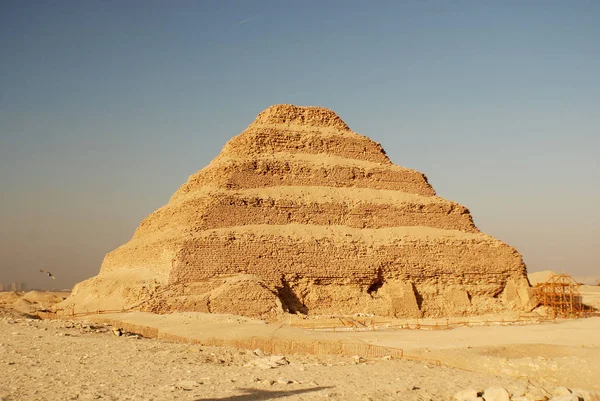 Saqqara Stavas Också Sakkara Eller Saccara Stor Gammal Begravningsplats Egypten — Stockfoto