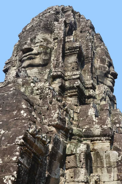 Bayon Templo Khmer Bem Conhecido Angkor Camboja Construído Final Século — Fotografia de Stock