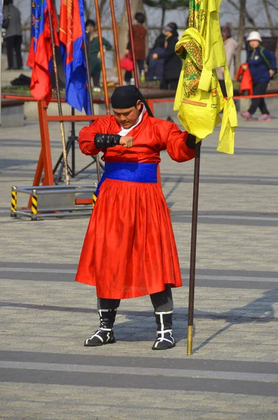 Seoul Korea April Koreaanse Ssaurabi Tijdens Traditionele Tentoonstelling April 2013 — Stockfoto