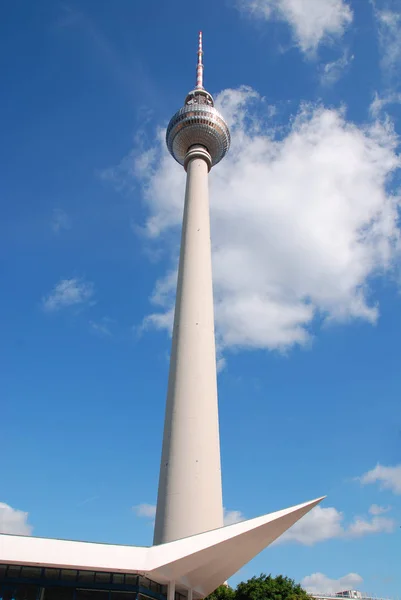 Berlin Allemagne Fernsehturm Tour Télévision Situé Alexanderplatz Tour Été Construite — Photo