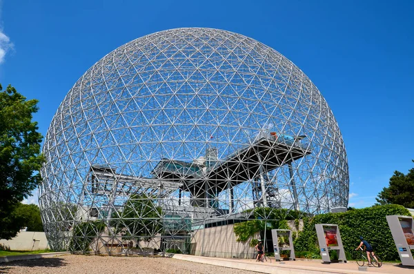 Montreal Canadá Junio Biosfera Museo Montreal Dedicado Medio Ambiente Situado — Foto de Stock