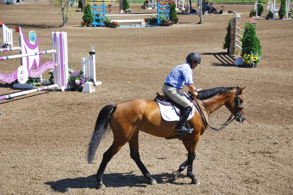 Bromont Kanada Július Ismeretlen Lovas 2011 Ben Nemzetközi Bromont 2011 — Stock Fotó