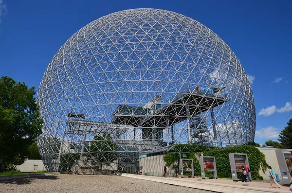 Montreal Canadá Junio Biosfera Museo Montreal Dedicado Medio Ambiente Situado — Foto de Stock