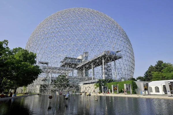 Montreal Canada Julho Biosfera Museu Montreal Dedicado Meio Ambiente Localizado — Fotografia de Stock