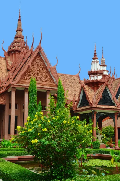 Das Kambodschanische Nationalmuseum Sala Rachana Phnom Penh Ist Kambodschas Größtes — Stockfoto