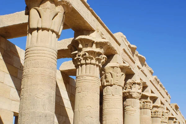 Philea Temple Egypt Kasım Kompleks Unesco Projesi Sırasında Kasım 2008 — Stok fotoğraf