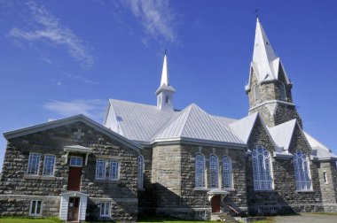 Assomption Kilisesi. Baie-des-samur, Gaspesie, Quebec, Kanada