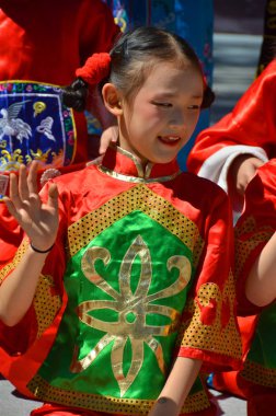 Kız Çin Kültür Haftası, Montreal Bölgesi, 21 Temmuz 2013, Montreal Kanada 