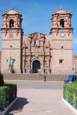 CUSCO PERU - 25 Kasım 2008 'de Cusco Peru' da Iglesia La Compana de Jesus (Cizvit Kilisesi) kuruldu.