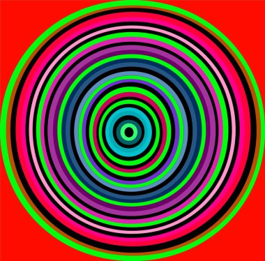 daireler, renkli soyut arkaplan