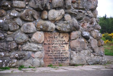 Culloden Savaş Alanı İngiliz Komuta Merkezi. Culloden Muharebesi 1745 Jakobit Riski 'nin son çarpışmasıydı. Savaş, İngiliz topraklarında yapılan son çarpışmaydı. 
