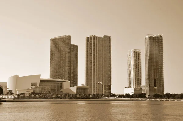 Miami Florida Październik Śródmieście Miami Stało Się Najszybciej Rozwijającym Się — Zdjęcie stockowe
