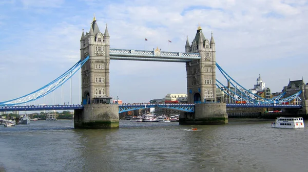 Londres Reino Unido Junio Vista Del London Tower Bridge Una — Foto de Stock
