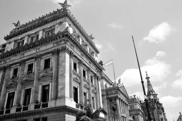 Famoso Bonito Edificio Histórico Europeo Del Siglo Xix Del Centro — Foto de Stock