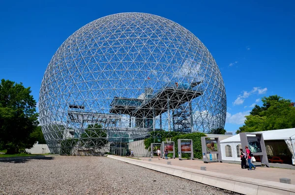 Montreal Canadá Junio Biosfera Museo Montreal Dedicado Medio Ambiente Situado — Foto de Stock