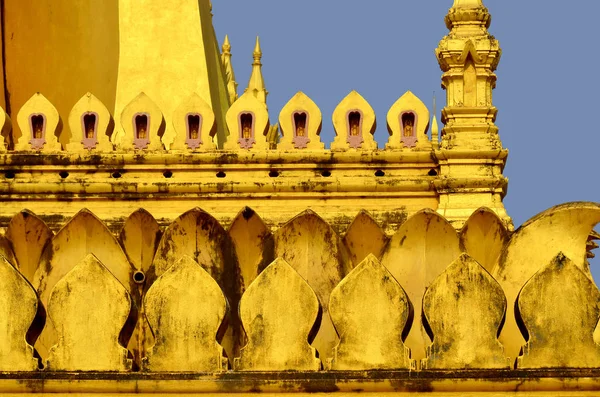 Parte Dos Pagodes Phnom Phen Camboja — Fotografia de Stock