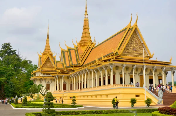 Phnom Penh Cambodia Marzo Palazzo Reale Complesso Edifici Che Funge — Foto Stock