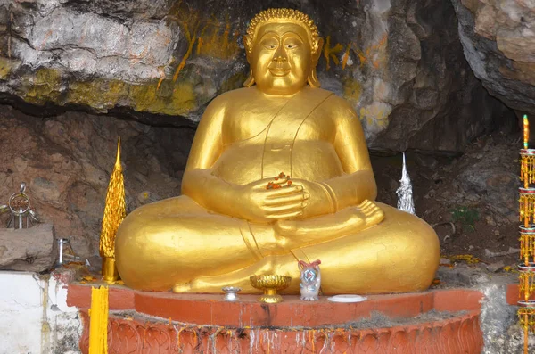 Luang Prabang Laos April Buddha Wat Tham Pholm Shrine Mount — 图库照片