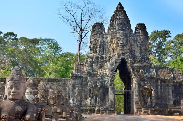 Angkor Wat Est Grand Temple Hindou Grand Monument Religieux Monde — Photo