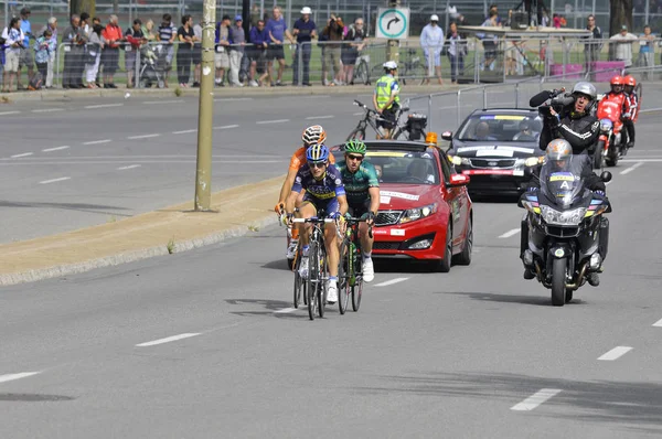 Montreal Kanada Wrzesień Grupa Rowerzystów Akcji Kalendarzu Kolarskim Uci 2012 — Zdjęcie stockowe