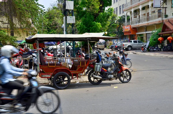 Siem Reap Cambodia March Street Scene March 2013 Siem Reap — Stock Photo, Image