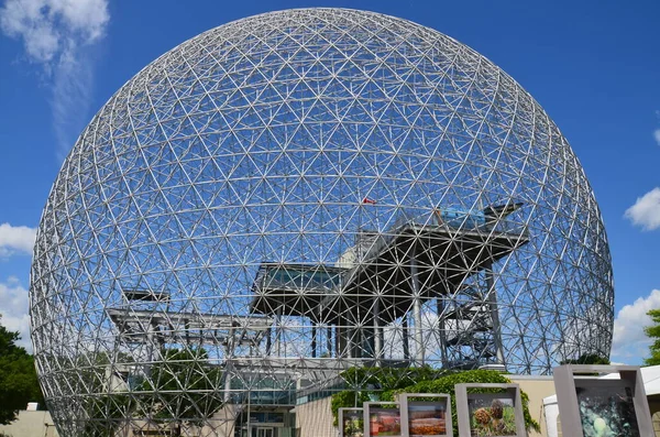 Montreal Canada Junho Biosfera Museu Montreal Dedicado Meio Ambiente Localizado — Fotografia de Stock