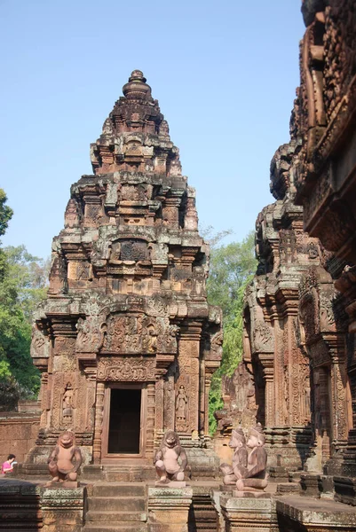 Angkor Wat Est Grand Temple Hindou Grand Monument Religieux Monde — Photo