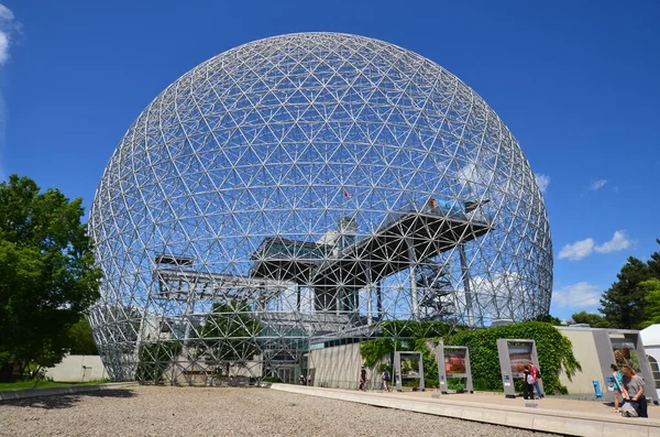 Montreal Canada Junho Biosfera Museu Montreal Dedicado Meio Ambiente Localizado — Fotografia de Stock