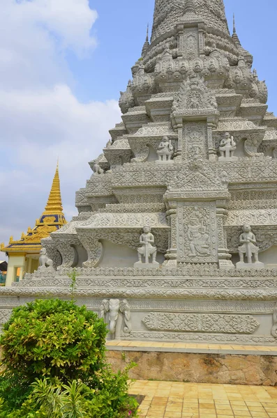 Phnom Penh Cambodia Maart Het Koninklijk Paleis Een Complex Van — Stockfoto