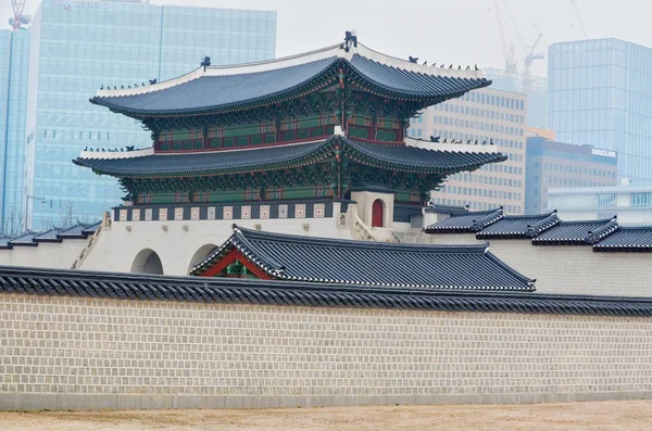 Gyeongbokgung Även Känd Som Gyeongbokgung Palace Eller Gyeongbok Palace Ett — Stockfoto