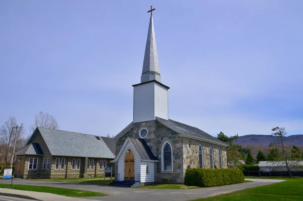 Grace Anglicaanse Kerk Sutton Quebec Canada — Stockfoto