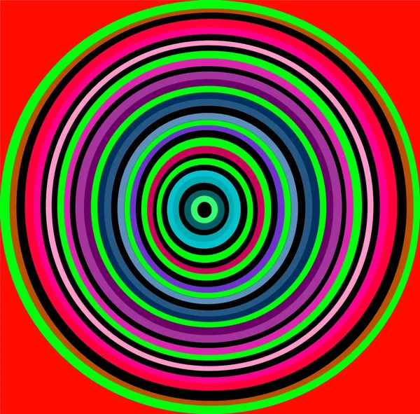 Cercles Fond Abstrait Coloré — Photo