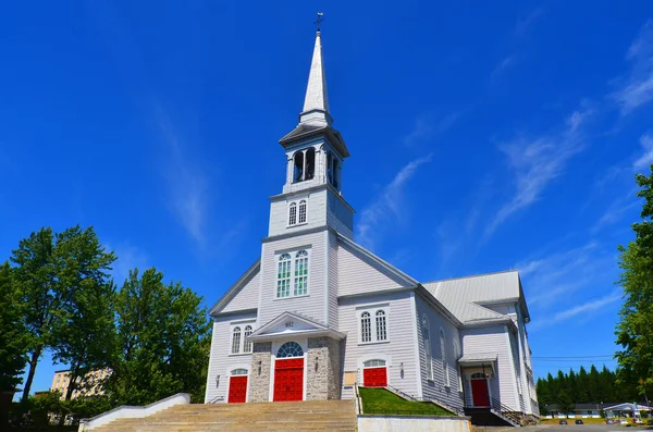 Saint Desire Lac Noir Church Blake Lake Quebec Canada — Stock Photo, Image