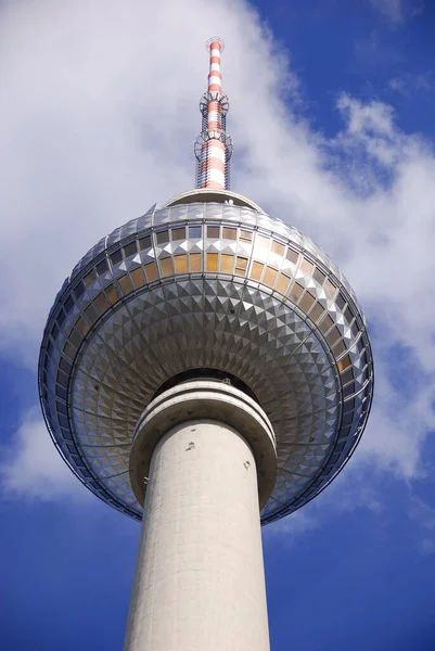 Berlin Germany May Fernsehturm Television Tower Located Alexanderplatz Berlin Germany — Stock Photo, Image