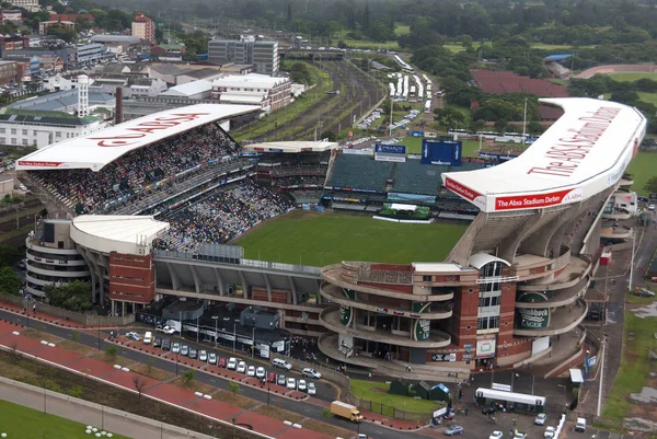 DURBAN, SOUTH AFRICA - NOVEMBER 26: Bird eye view of the old ABSA stadium (Kings Park Stadium) in Durban, South Africa, on november 26, 2009 in Durban, South Africa. Home of the Sharks rugby team.