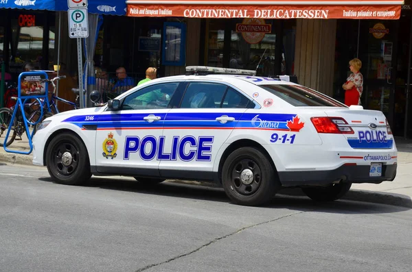 Ottawa Kanada Czerwca Car Royal Canadian Mounted Police Rcmp French — Zdjęcie stockowe
