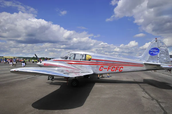 Bromont Quebec Canada Června Letadlo Zblízka Leucan Air Show Pro — Stock fotografie