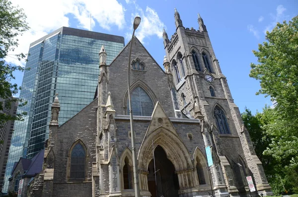 Montreal Canada Mars George Anglican Church Uppkallad Efter Saint George — Stockfoto