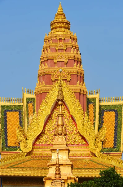Deel Van Phnom Phen Pagodes Cambodja — Stockfoto