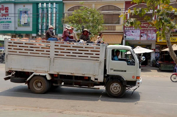 Siem Reap Cambodia Mars Street Scen Den Mars 2013 Siem — Stockfoto