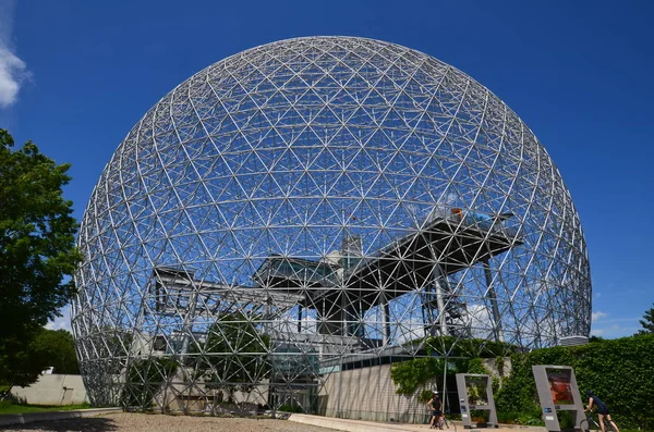 Montreal Canadá Junio Biosfera Museo Montreal Dedicado Medio Ambiente Situado — Foto de Stock