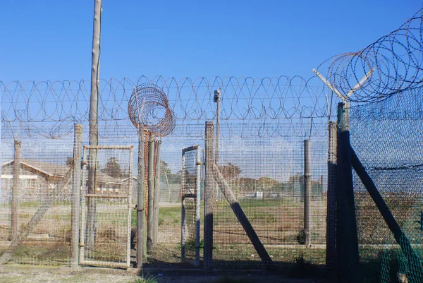 Cape Town Sudáfrica Noviembre 2009 Fuera Prisión Robben Island Donde — Foto de Stock