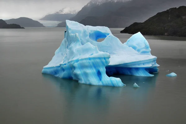 Ice Berg Torres Del Paine Chili Pravděpodobně Nejpozoruhodnějším Národním Parkem — Stock fotografie