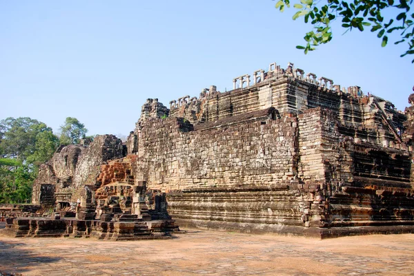 Руины Великого Уходящего Будды Западная Сторона Бапуон Фелле Камбодия — стоковое фото