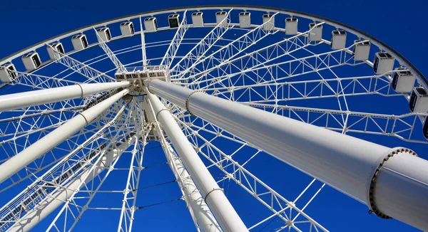 Монреаль Канада Grande Roue Montreal Самое Высокое Колесо Обозрения Канаде — стоковое фото