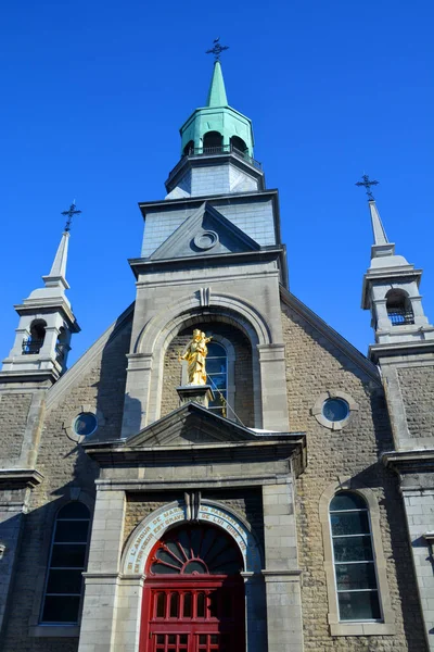 Kanada Kapellet Notre Dame Bon Secours Montreal — Stockfoto