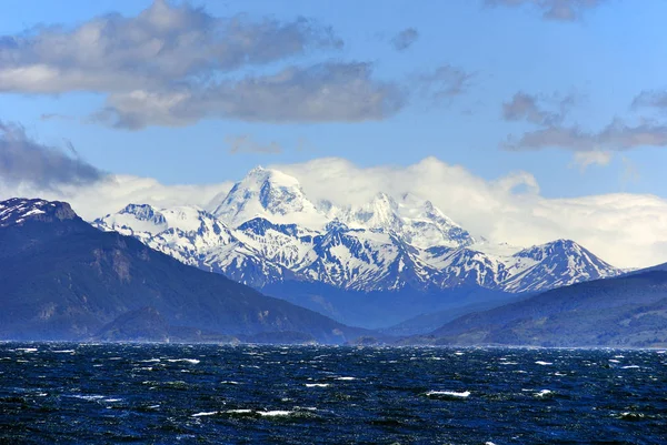 Beagle Csatorna Több Sziget Között Fejlődik Északon Argentin Chilei Sziget — Stock Fotó