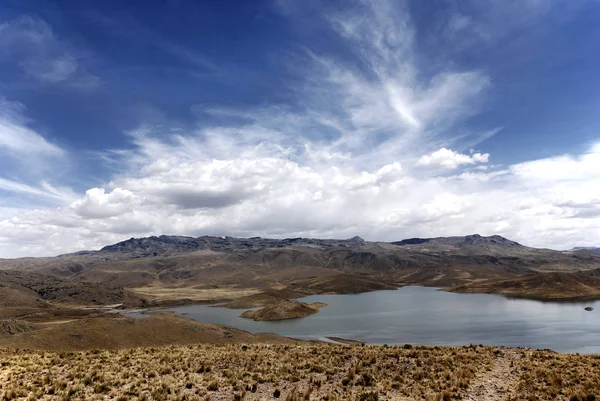 Paisagem Dos Andes Altiplano Sul Peru — Fotografia de Stock
